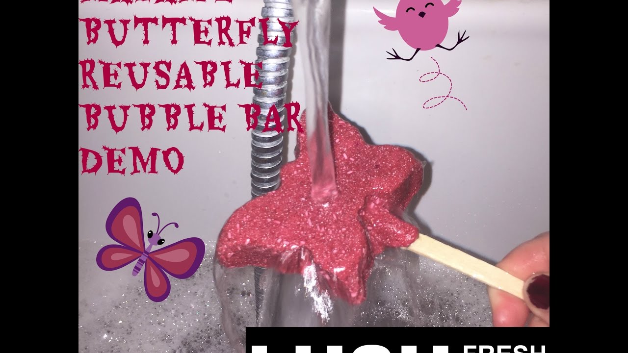 Madame butterfly reusable bubble bar demo/ Lush kitchen ... Madame butterfly reusable bubble bar demo/ Lush kitchen ...