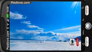 Wild North Icy Desert and Clouds Wind 3D Personalization for Android [PiedLove] screenshot 5