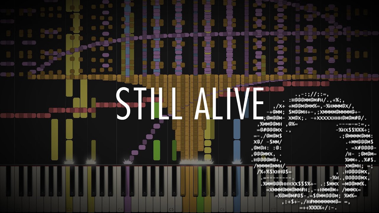 [Black MIDI] STILL ALIVE Jonathan Coulton 80,000+ NOTES YouTube