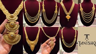 Tanishq Latest D Rani Har Collection Tanishq Trendy D Necklace Set Design