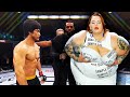 UFC 4 | Bruce Lee vs. Tess Holliday (Plus-Size) (EA Sports UFC 4)