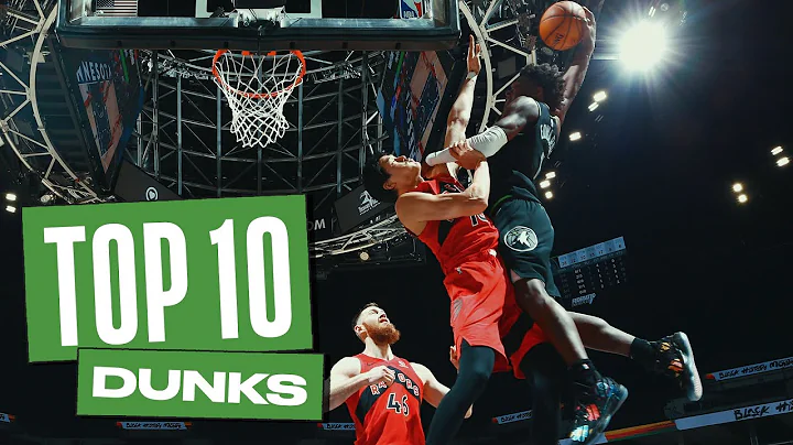Anthony Edwards Top 10 FEROCIOUS Dunks!