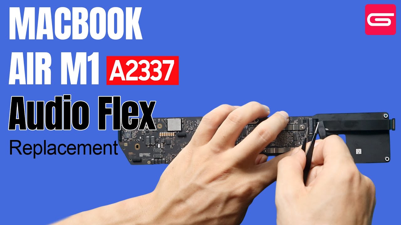 Macbook Air M1 A2337 Audio Flex Connector Replacement - YouTube