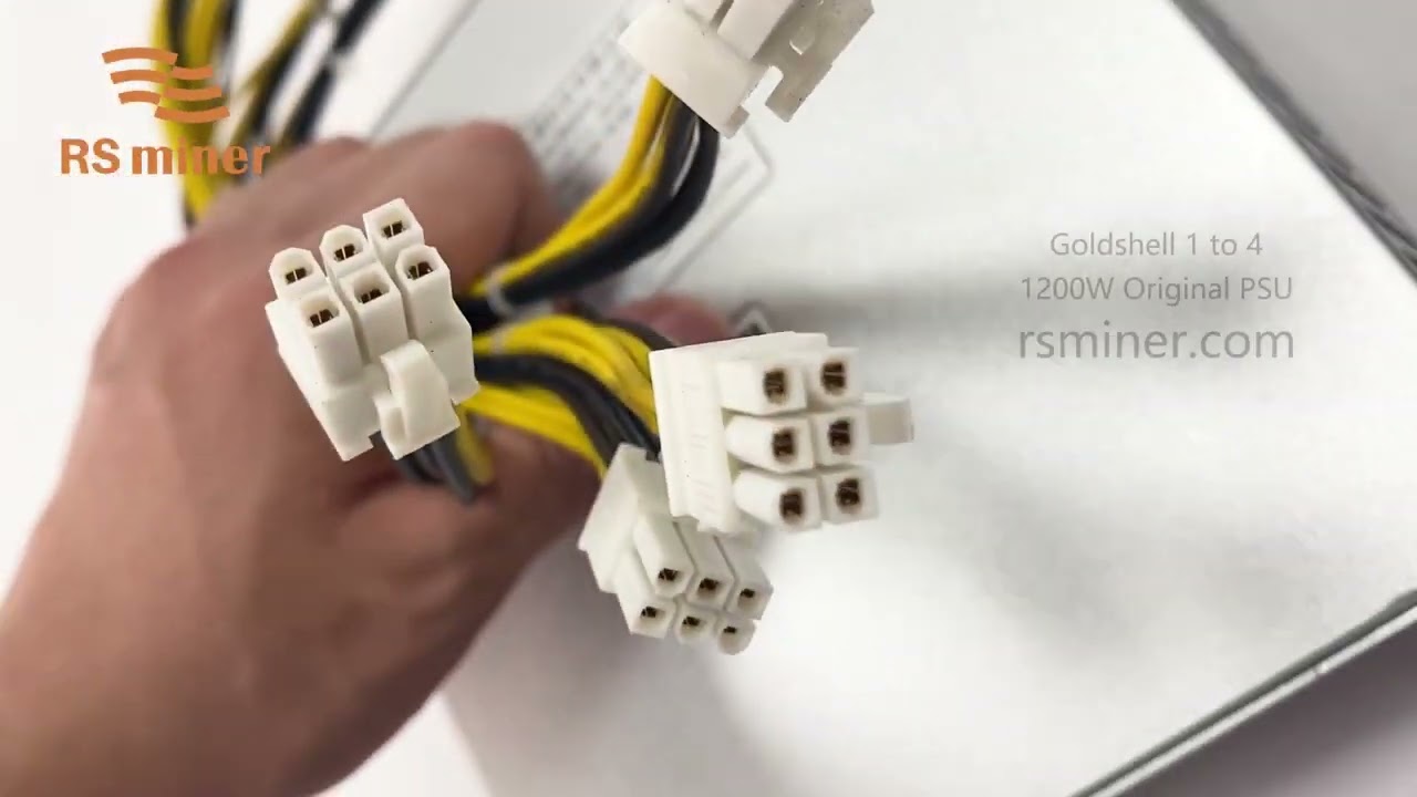 Goldshell 1200W 1 to 4 PSU Original Stock Shenzhen from RS Miner