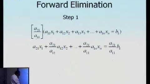 Chapter 04.06: Lesson: Naive Gaussian elimination: Theory: Part 1 of 2