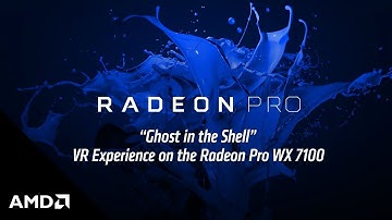 “Ghost in the Shell” VR Experience on the Radeon Pro WX 7100