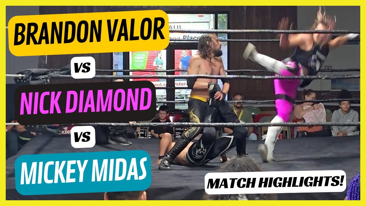 Brandon Valor vs Nick Diamond vs Mickey Midas - Match Highlights