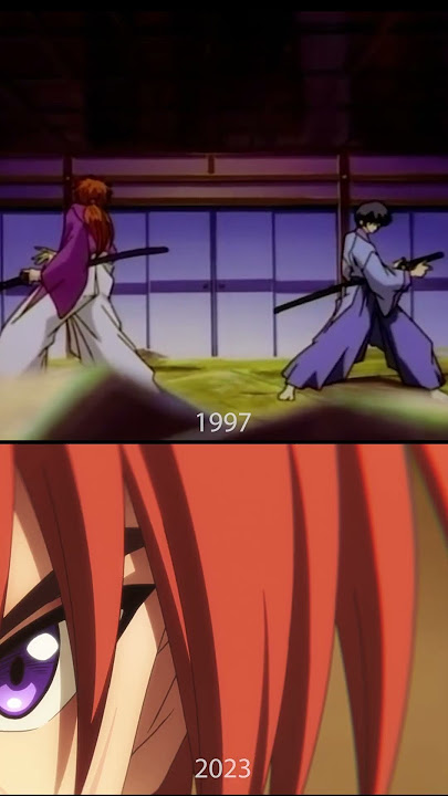 Kenshin vs. Sōjirō: 1997 vs. 2023 – Battōjutsu Battle Comparison #shorts