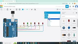 Array led with Arduino in tinkercad | Circuit | Code | ... | Doovi