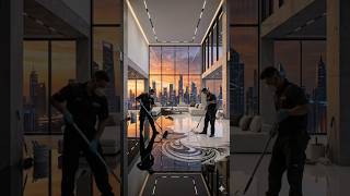 This Epoxy Floor Is Pure ELEGANCE 💎 Deep white&black #epoxy #epoxyfloor #resinfloor #epoxyflooring