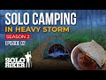 Solo camping in the rain  cooking  relaxing in the thunderstorm asmr  s 02 epi 02 