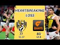 Heartbreak loss for the young cubs | We are showing good signs