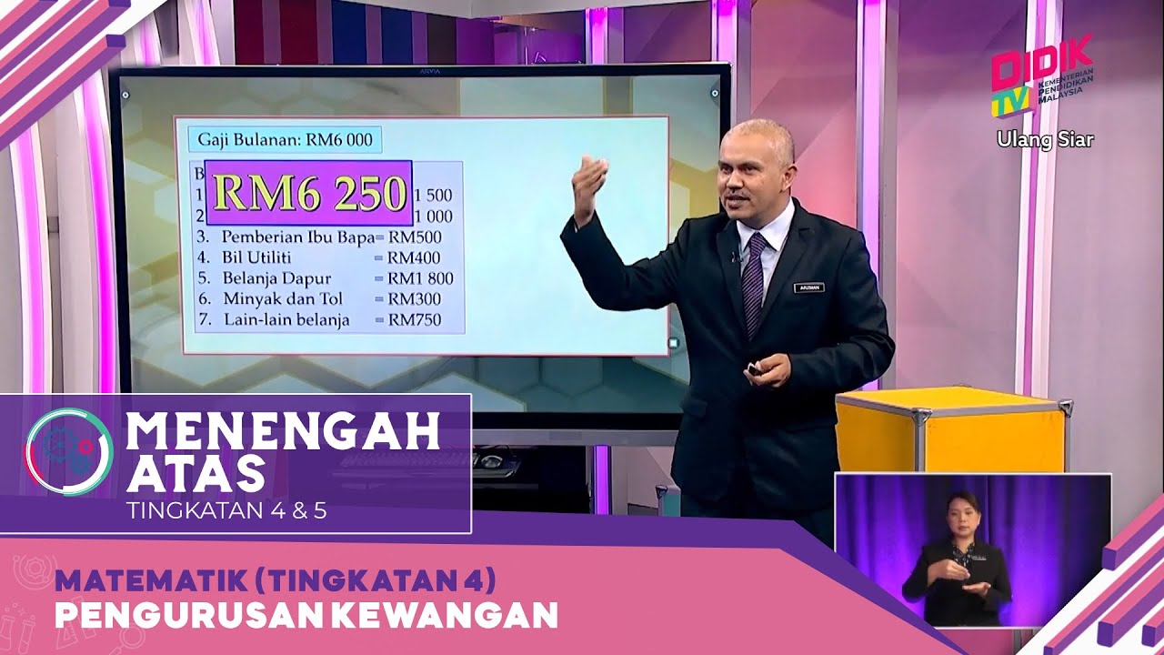 Menengah Atas (2022) | Matematik (Tingkatan 4): Pengurusan Kewangan [R]