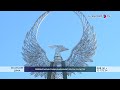 Prezidentimiz Mustaqillik monumenti poyiga gul qoʻydi
