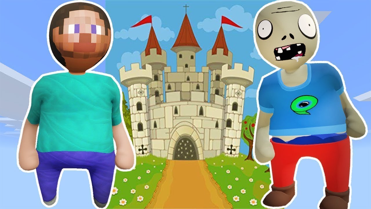 ZOMBİK VE STEVE PADİŞAHTAN KAÇIŞ 😱 Human Fall Flat