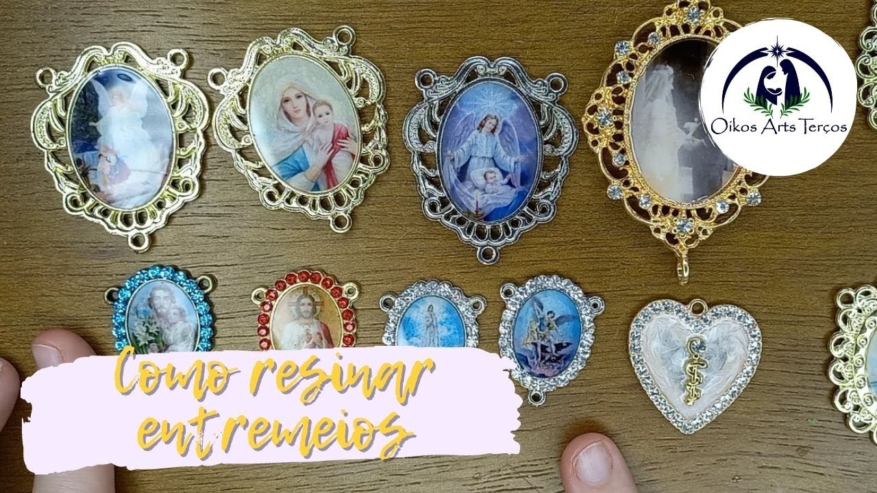 Como resinar e personalizar entremeios | Oikos Arts Terços |