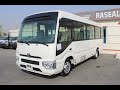 Toyota Coaster 4.2L Diesel 23-Seater 3-Point Seatbelts & Rear Heater 2019 Model