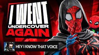 I went UNDERCOVER on Spider-man, They Recognized My Voice...
