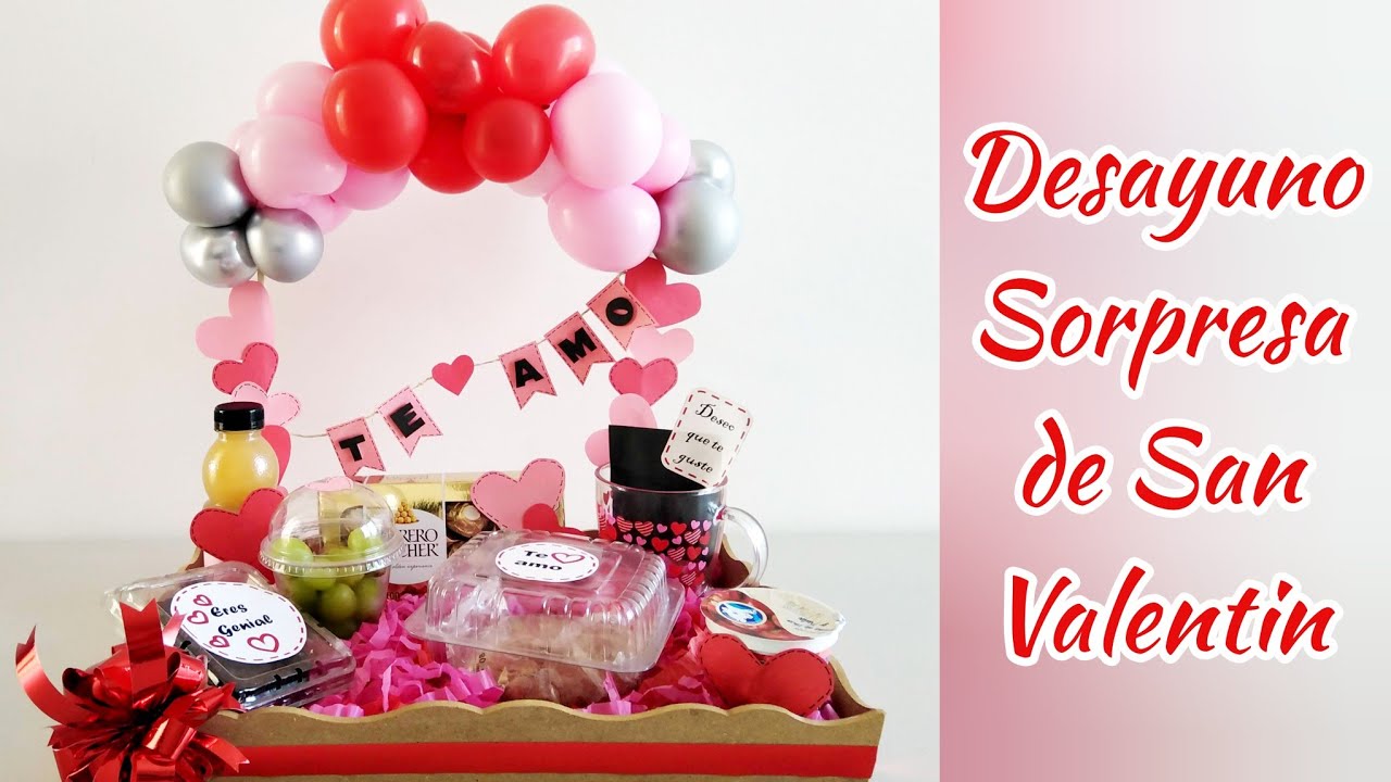 Desayuno Sorpresa para San Valentín * Desayuno sorpresa de amor y amistad * Desayuno sorpresa fácil