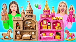 Download Lagu เราสร้างบ้านตุ๊กตาที่ยอดเยี่ยม ความท้าทายคนรวย vs คนจน | เท่ ครีเอทีฟ แฮก Multi DO Smile MP3