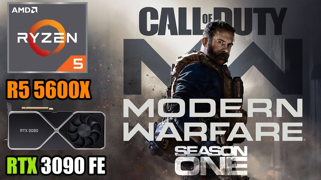Call of Duty: Modern Warfare - RTX 3090 + R5 5600X - 1080p, 1440p & 4K - High & Low Settings