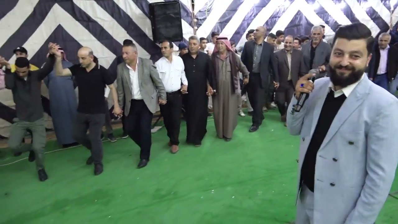 افراح ال زبون حفل زفاف العريس خالد زبون الفنان محمد ابو غربي وفرقته الموسيقيه الجزء 3
