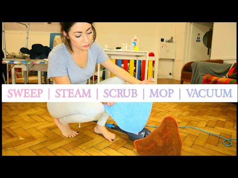 HOW TO CLEAN FLOORS | SWEEP | STEAM | SCRUB | MOP | VACUUM | WITH JUST JADE