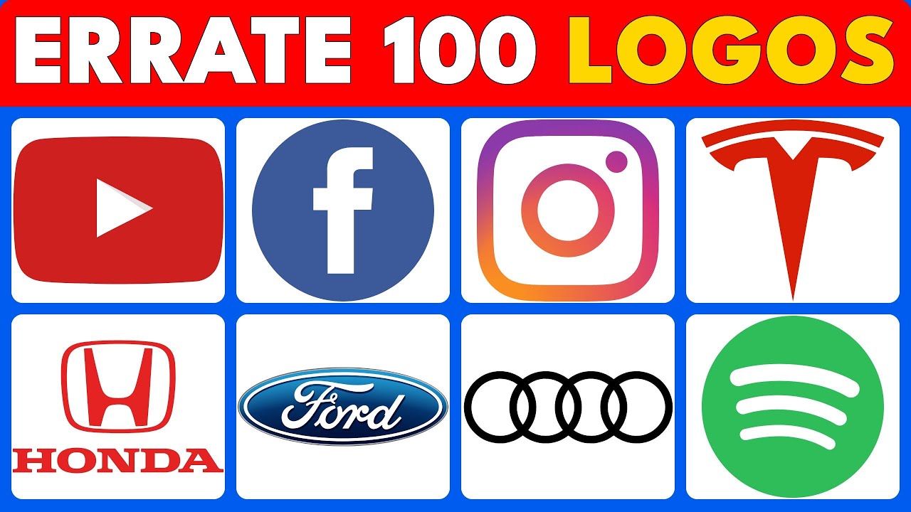 100 Logo Mega Herausforderung: Kannst du alle 101 Logos erraten?