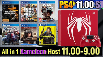 PS4 Jailbreak 11.00 Host by Kameleon + Update & Features