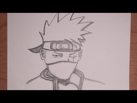 Naruto desenho  Naruto desenho, Easy pencil drawings, Kakashi desenho