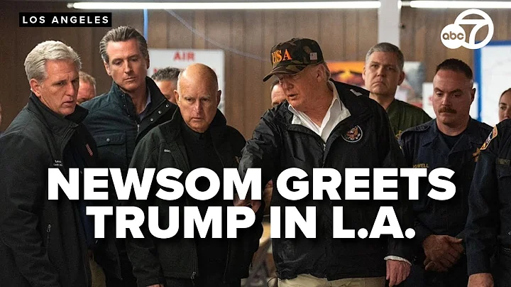 Newsom crashes Trump's visit to Los Angeles wildfire zones in wake of deadly blaze