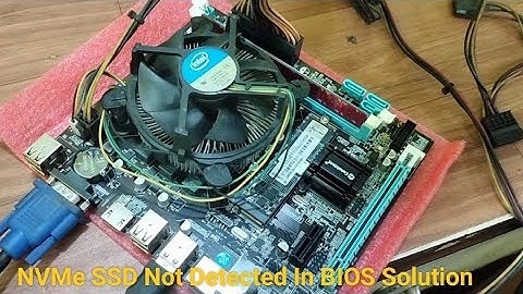 NVMe not Detected Solution | How to fixed NVMe not supports in New Motherboard ! #nvme