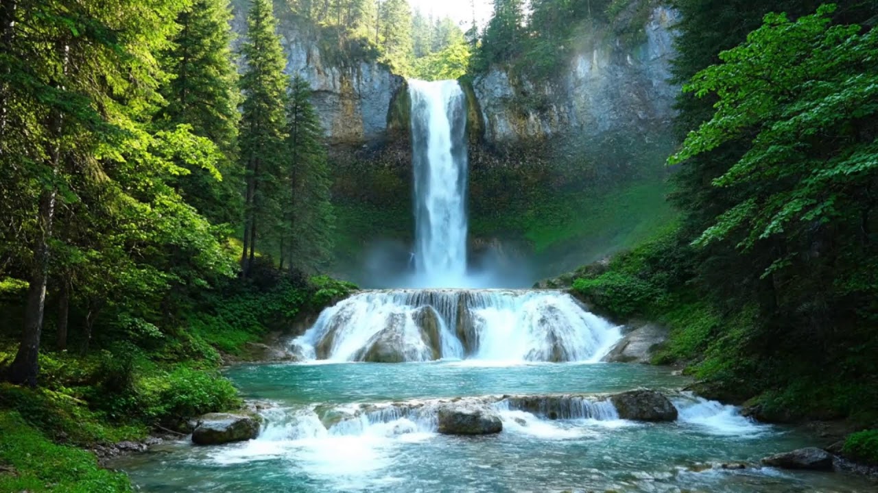 ТЫ ОТКЛЮЧИШЬСЯ МГНОВЕННО 😴 Успокаивающий шум горной воды