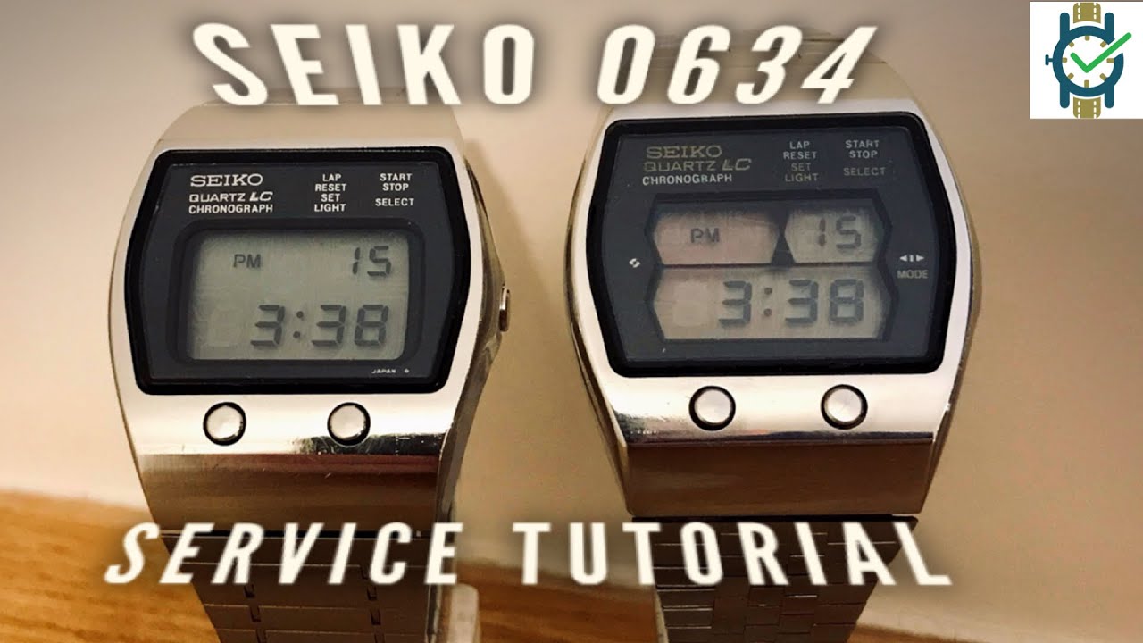 Arriba 61+ imagen seiko digital watch repair