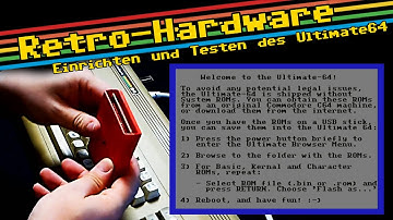 Das Ultimate64 einrichten und Testen