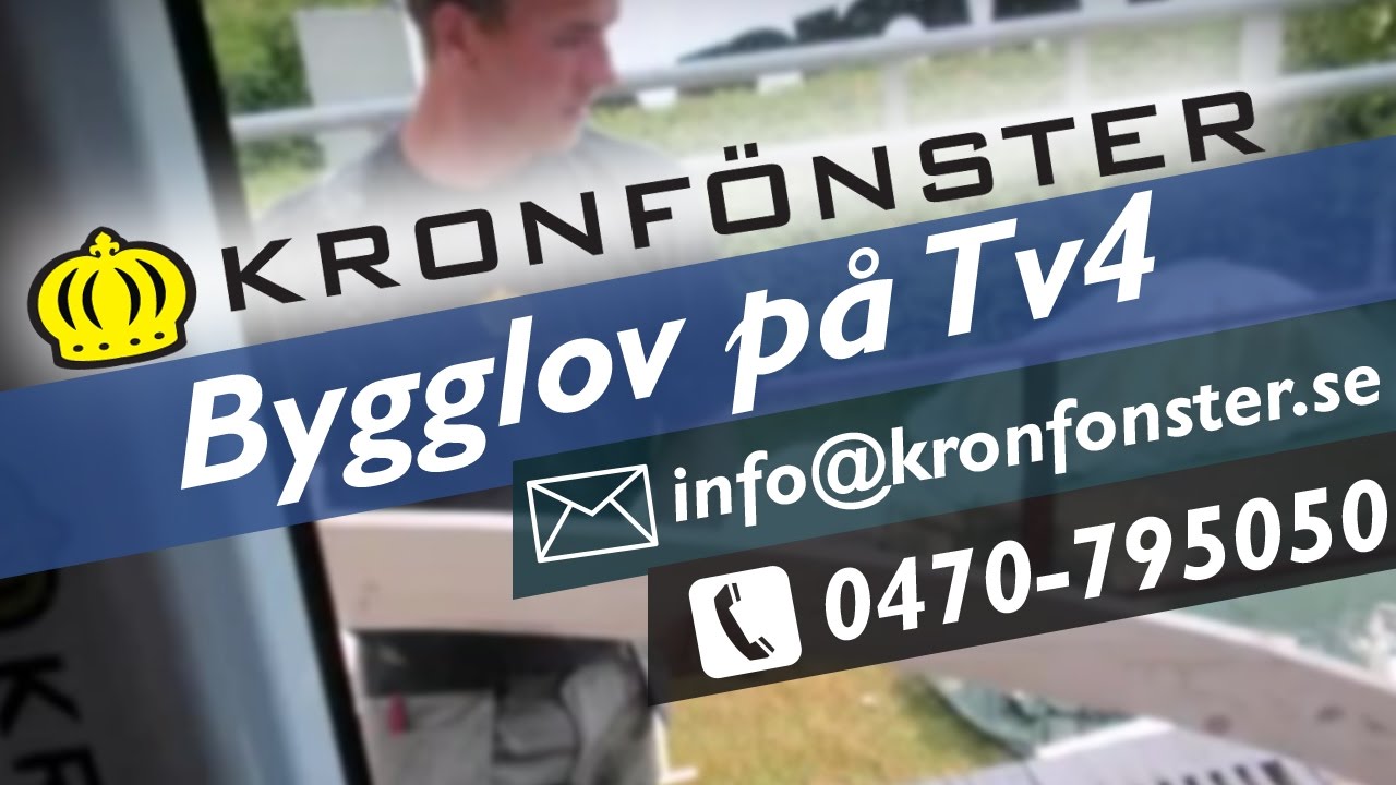 Fönster från Kronfönster i Bygglov på Tv4