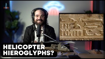 Why do we see modern vehicles in ancient hieroglyphs?