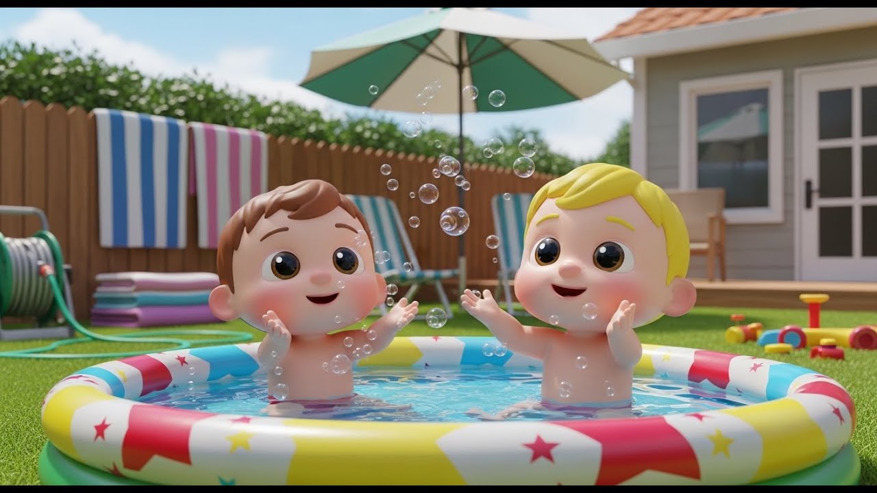 Colorful Splash Time Rhyme | Fun Kids Song | Preschool Playtime Rhyme