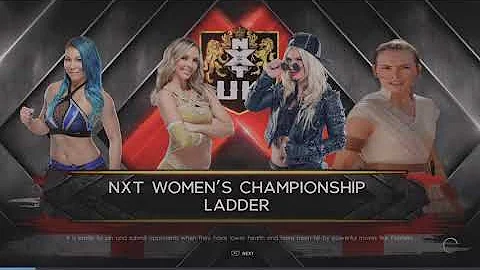 WWE 2K22 Rey VS Toni,Peyton,Kim Fatal 4-Way Ladder...
