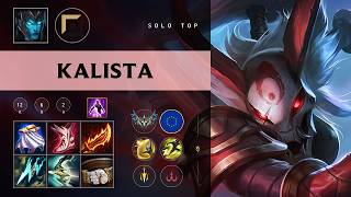Kalista Top vs Poppy - EUW Challenger Patch 26.10
