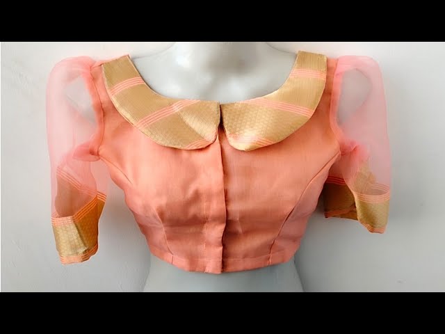 Peter Pan Collar Blouse Design | Peter Pan Collar Cutting | Peter Pan Blouse  - YouTube