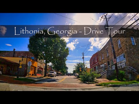 Lithonia, Georgia - Driving Tour - 4K