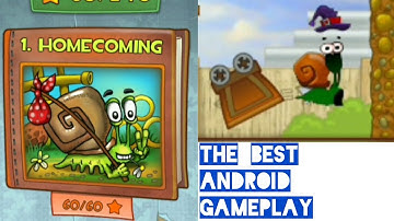 Snail Bob 1🐌 | all new update 2022 | Ep1 | Homecoming | all levels (1-20) | Android gameplay