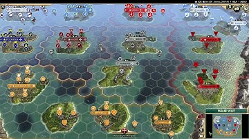 CIV 5 AI Only Alternative History Timelapse Battle - Sid Meier