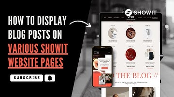 How to Display Wordpress Blog on Your Showit Website