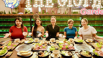 ĐẠI TIỆC BÒ DÁT VÀNG cùng 5 cô gái xinh đẹp sau khi dự Lễ Hội Âm Nhạc có nhiều ngôi sao