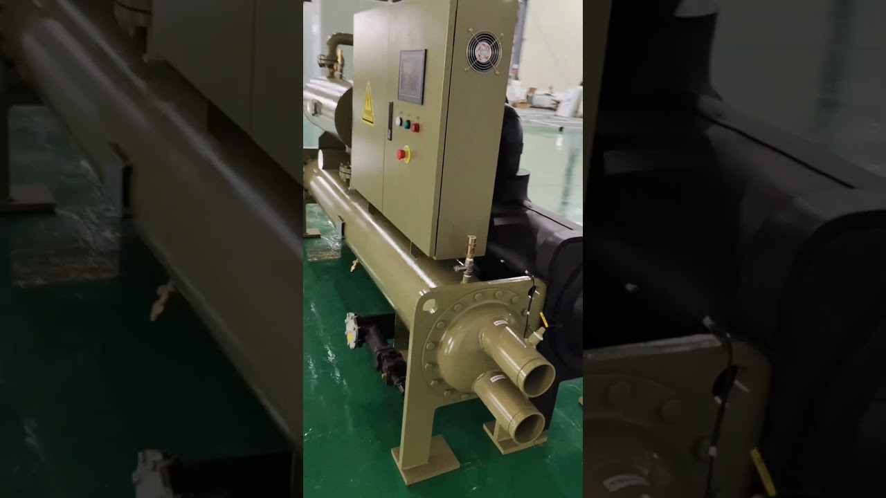 Water-cooled screw chiller. 