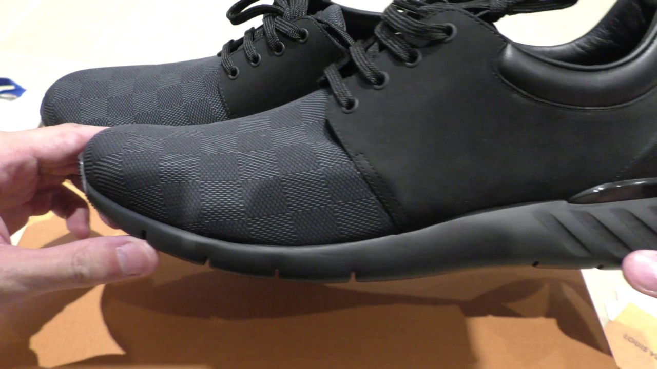 Louis vuitton Fastlane Sneaker in Black for Men with neoprene - YouTube