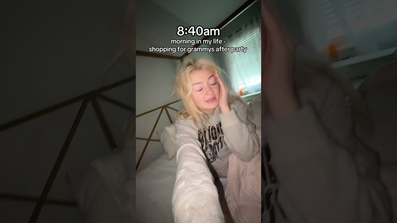 MORNING VLOG GRWM TO GO GRAMMYS SHOPPING