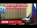 Россия - Америка: Байден Путинни Украина ишғоли учун кескин чоралардан огоҳлантирди -BBC News O'zbek